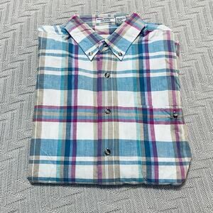 Lodge Classics bombay supermadras button down NWT